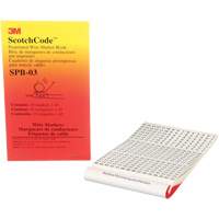 Livret d'étiquettes pour le marquage de fils préimprimées ScotchCode<sup>MC</sup> XH305 | Nassau Supply