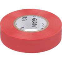 Electrical Tape, 19 mm (3/4") x 18 M (60'), Red, 7 mils XH383 | Nassau Supply