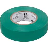 Electrical Tape, 19 mm (3/4") x 18 M (60'), Green, 7 mils XH384 | Nassau Supply