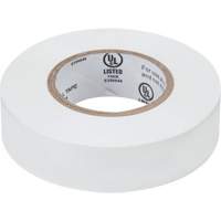 Electrical Tape, 19 mm (3/4") x 18 M (60'), White, 7 mils XH386 | Nassau Supply