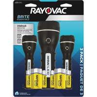 Brite Essentials™ Flashlight Pack, LED, 40/26 Lumens, D/AA Batteries XH632 | Nassau Supply