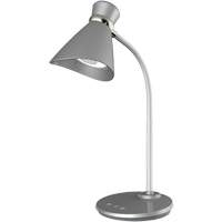 Desk Lamp, 6 W, LED, 16" Neck, Silver XI493 | Nassau Supply
