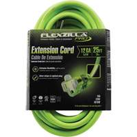 Flexzilla<sup>®</sup> Pro Industrial Extension Cord, SJTW, 12/3 AWG, 15 A, 25' XI518 | Nassau Supply