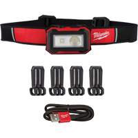 Magnetic Headlamp & Task Light, LED, 450 Lumens, 2.5 Hrs. Run Time, Rechargeable Batteries XI924 | Nassau Supply