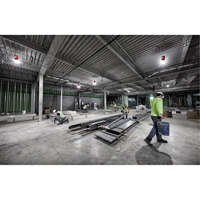 Lampe de chantier temporaire RADIUS, DEL, 130 W, 15000 lumens Nassau Supply