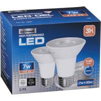Dimmable LED Bulb, Flood, 7 W, 500 Lumens, PAR20 Base XJ062 | Nassau Supply