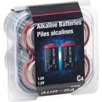 Piles alcalines industrielles, C, 1,5 V Nassau Supply