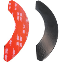 Plaquettes de montage &agrave; dos adh&eacute;sifs de balise de proximit&eacute; pour surfaces non m&eacute;talliques Safety Whip Nassau Supply