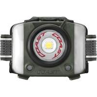 Lampe frontale FL97R &agrave; trois couleurs avec syst&egrave;me Twist Focus et commande vocale, DEL, 830 lumens, 2 hres de fonctionnement, piles Rechargeable Nassau Supply