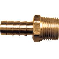 Male Hose Connector, Brass, 3/4" x 3/4" QF083 | Nassau Supply
