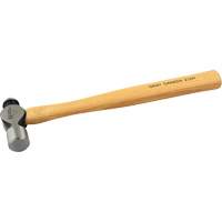 Ball Pein Hammer, 12 oz. Head Weight, Plain Face, Wood Handle Nassau Supply