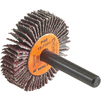 Coolcut™ Flap Wheel, Aluminum Oxide, 60 Grit, 1-1/2" x 3/8" x 1/4" YC398 | Nassau Supply
